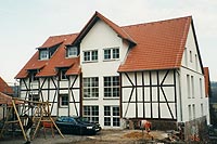 Saniertes Fachwerkhaus